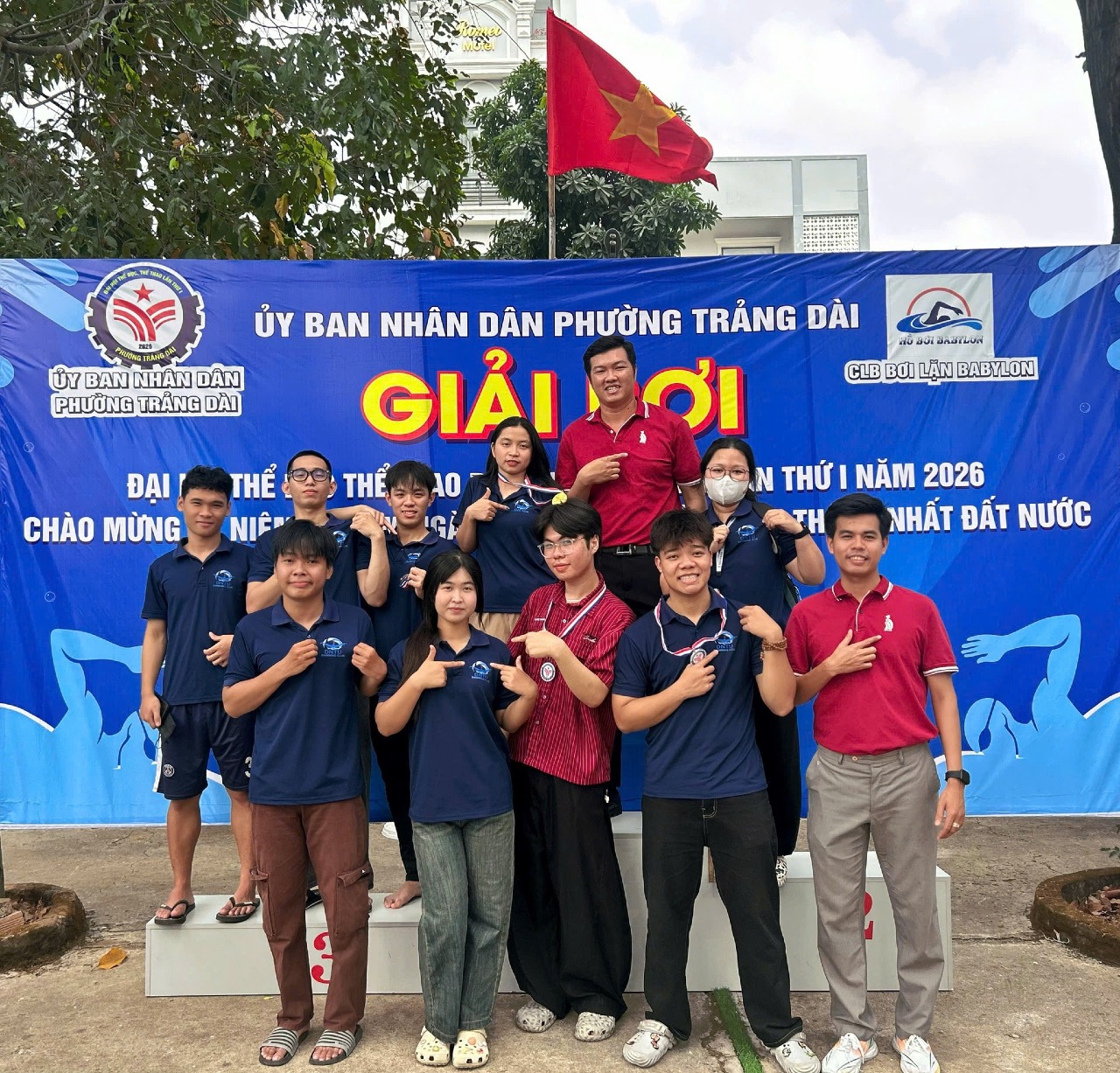CLB BƠI LỘI DNTU GHI DẤU ẤN ẤN TƯỢNG TẠI ĐẠI HỘI THỂ DỤC THỂ THAO PHƯỜNG TRẢNG DÀI NĂM 2026
