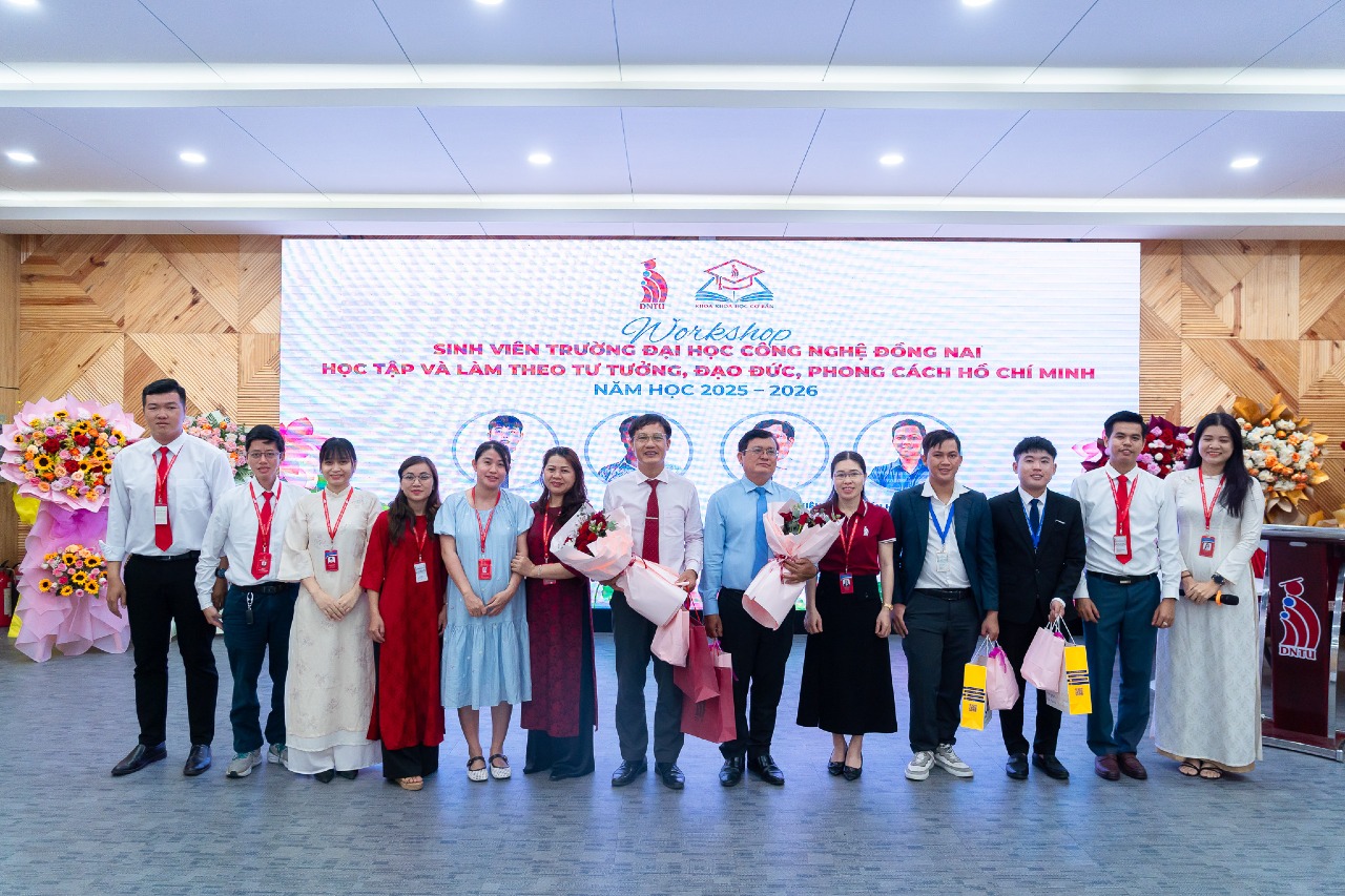 WORKSHOP: “SINH VIÊN DNTU HỌC TẬP VÀ LÀM THEO TƯ TƯỞNG, ĐẠO ĐỨC, PHONG CÁCH HỒ CHÍ MINH” NĂM HỌC 2025 – 2026
