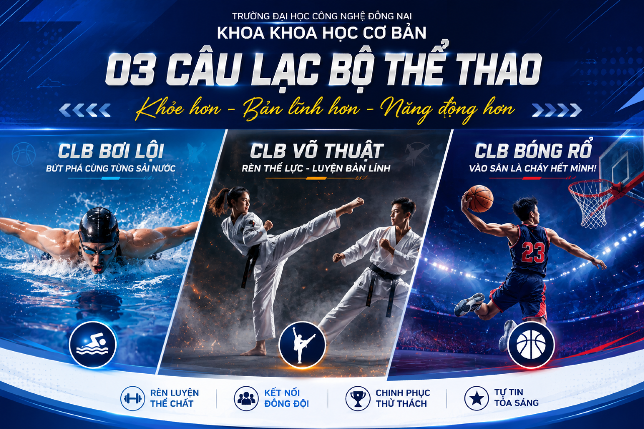 BA CLB THỂ THAO – BA SẮC MÀU, CHUNG MỘT TINH THẦN NĂNG ĐỘNG